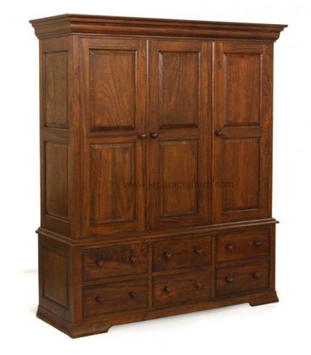 Mahogany Kintamani Wardrobe 3 Doors MH-AW012